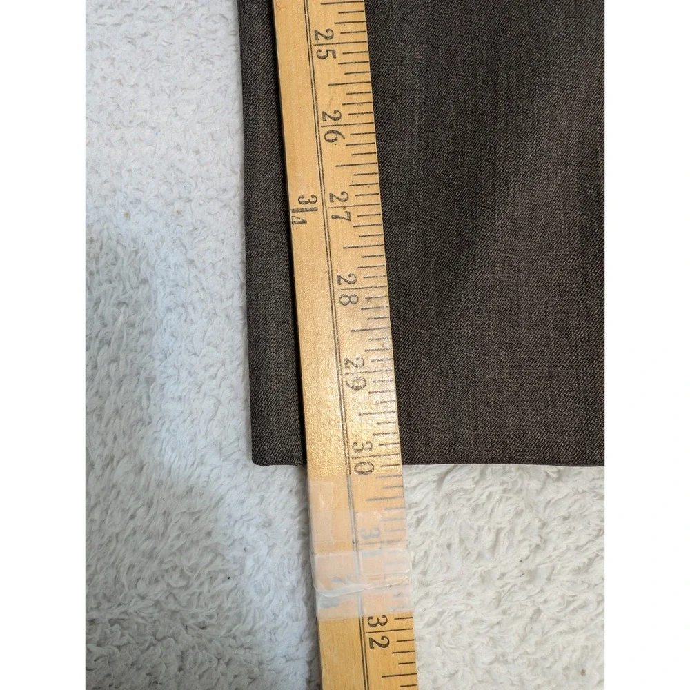 Brooks Brothers Pants Men 40x30 Madison Fit Wool Dress Green Flat Front Trousers